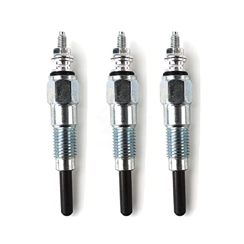 3PCS 3TNE68 Bujías incandescentes M87919 para motor Yanmar John Deere 2500 2653A Verdes Cortacésped