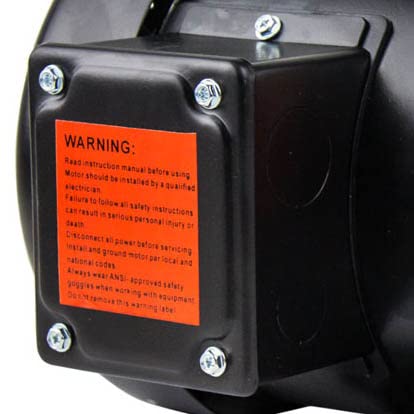 2 HP Motor eléctrico 3 Fase Premium Eficiencia 56H Marco 1800 RPM TEFC 230/460 V