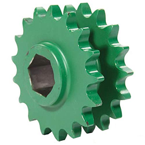ae39301 Nueva Unidad principal doble piñón 17/17 Diente para John Deere 330 +