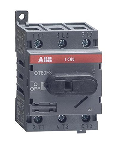 ABB ot80 F3 Disconnect non-fusible Switch, 3P, 80 A, ul508 by ABB