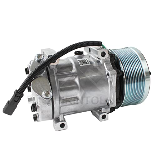 12PK SD7H15 A/C AC Compresor 24V 372-9295 3729295 para Caterpillar 320D 320D2 323D2 329E 326D2 330D2 330F Excavadora