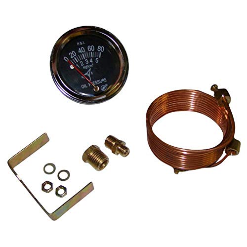 Se adapta a Massey Ferguson Tractor - Kit de medidor de presión de aceite de 80 libras para tractores MF