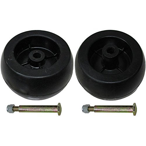 (2) 753-04856A Ruedas de cubierta con pernos para MTD Compatible con Cub Cadet RZT-50 LT1050 LT1046 LT1042