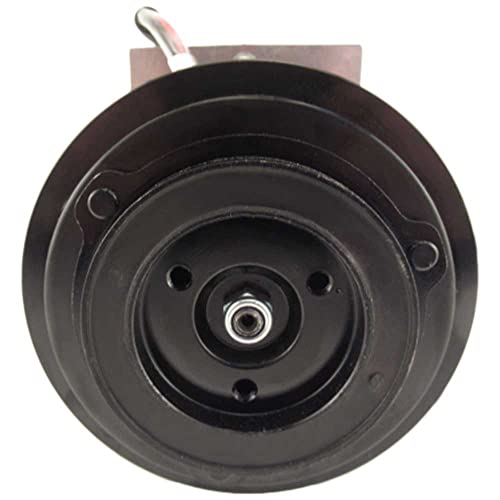 60-04199NA - Compresor de CA y embrague de 6 ranuras para Sanden SD7H15 4080 con bobina de 12 V y interruptor de embrague de 2 cables