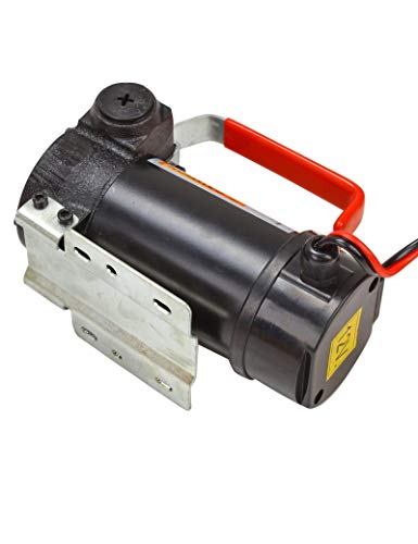 BLACKHORSE-RACING Bomba de transferencia de combustible eléctrica portátil de 12 V CC, aceite de queroseno diésel, motor de bomba de transferencia de combustible comercial