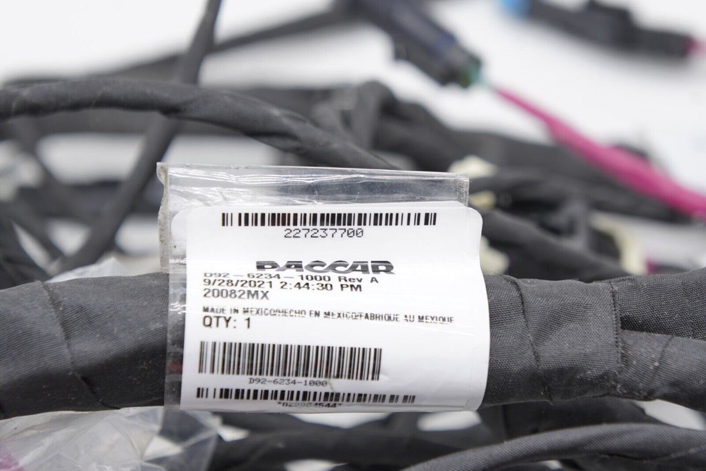 Genuine OEM Paccar D92-6234-1000 Engine PX-9 HD Wiring Harness Ships FREE
