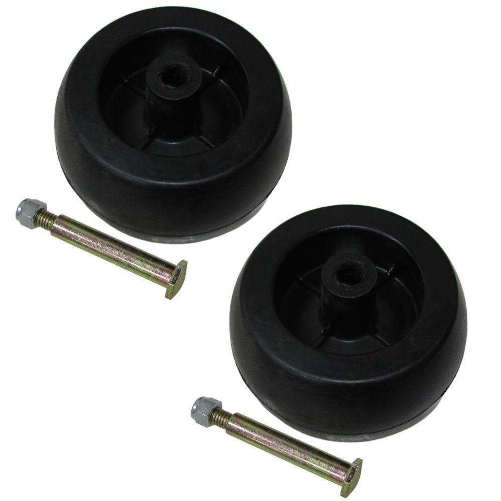 (2) 753-04856A Ruedas de cubierta con pernos para MTD Compatible con Cub Cadet RZT-50 LT1050 LT1046 LT1042