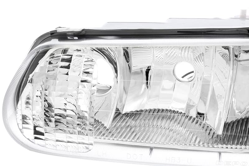 Buick Century 1997-2005/Regal 1997 1998 1999 2000 2001 2002 2003 2004 Juego de faros delanteros halógenos para el lado del conductor y del pasajero