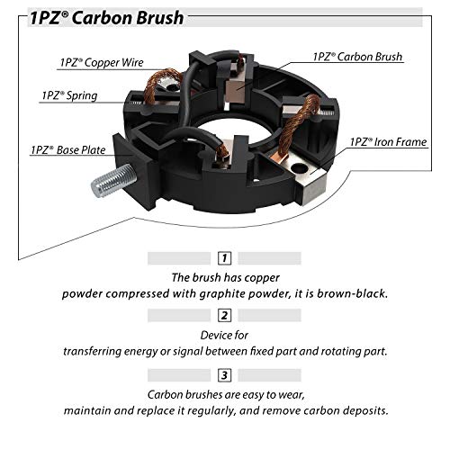 LG6-ST1 Briggs & Stratton starter Motor, Motor de arranque, color negro Reemplazo de Briggs & Stratton Cub Cadet 14,5 16 16,5 17 17,5 18 18,5 HP New Holland Toro Engranaje de acero de 14 dientes 593934 693551 LG693551 BS693551 SE501848