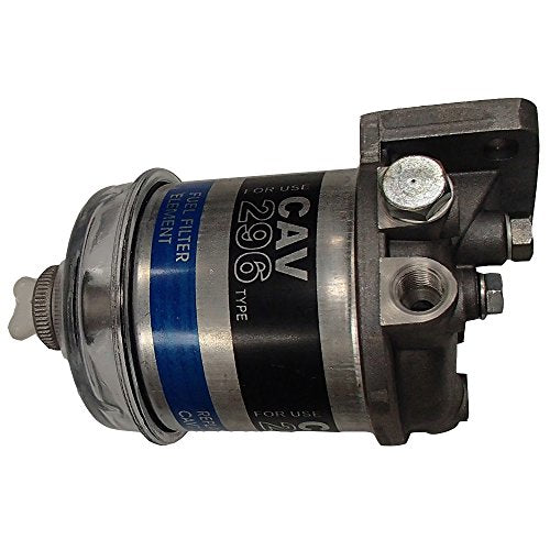 C5NN9165C - Nuevo conjunto de filtro de combustible individual con cuenco de vidrio estilo CAV para Massey Ferguson 302 31 3165 410 50A