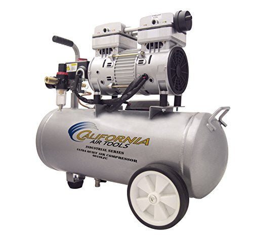 California Air Tools 6010LFC 1.0 HP Compresor de aire industrial ultra silencioso y sin aceite, 6 galones