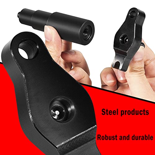 Deecaray Tu-15-26 Adaptador de prueba de compresión diésel para inyector, 3 piezas, negro, compatible con motores Cummins ISB utilizados en Dodge Pick-Ups