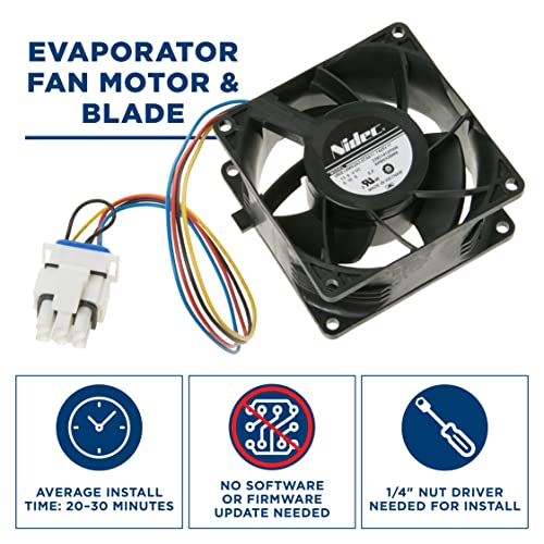 GE Appliances Motor WR60X26866, WR60X26033 del ventilador del evaporador del refrigerador
