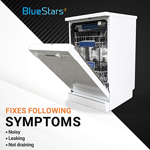 Blue Stars 154580301 - Bomba de drenaje de lavavajillas ultra duradera - Fácil de instalar - Ajuste exacto para lavavajillas Frigidaire y Kenmore - Sustituye a AP4019644 154491301 PS1765174