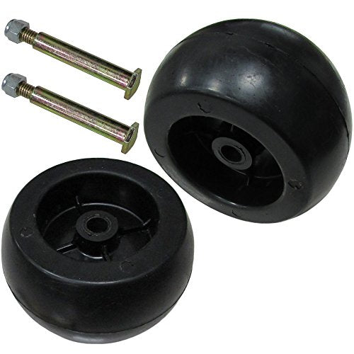 (2) 753-04856A Ruedas de cubierta con pernos para MTD Compatible con Cub Cadet RZT-50 LT1050 LT1046 LT1042