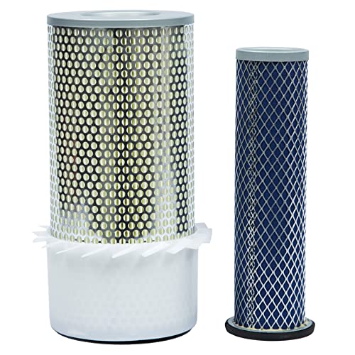 6598362 6598492 - Juego de filtros de aire interiores exteriores para cargadores Bobcat 641 643 645 741 743 751 753 763 773 7753 843 853 1213 S130 S150 S16660 S17 S17 5 excavadoras S185 S205 T140 T180 T190 1600 325 328 331
