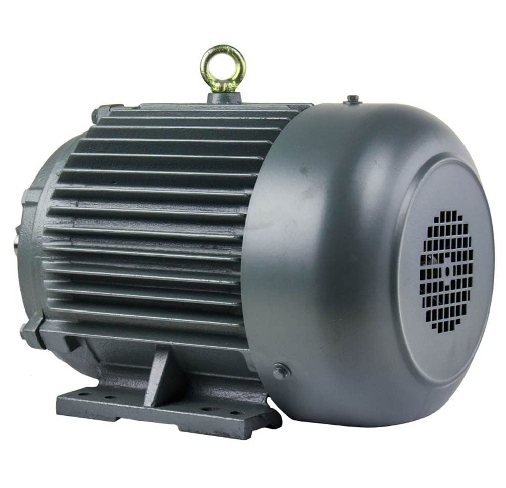 WorldWide Electric Corporation Worldwide Motor eléctrico PEWWE5-36-184T, PREM EFF, TEFC, Rigid, 3 PH, 184T, 208-230/460V, 6 FLA