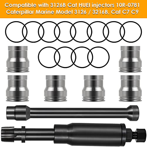 Herramienta de extracción e instalación para inyector con kit de piezas para Cat 3126/3126B Caterpillar C7 C9 con inyectores estilo HUEI