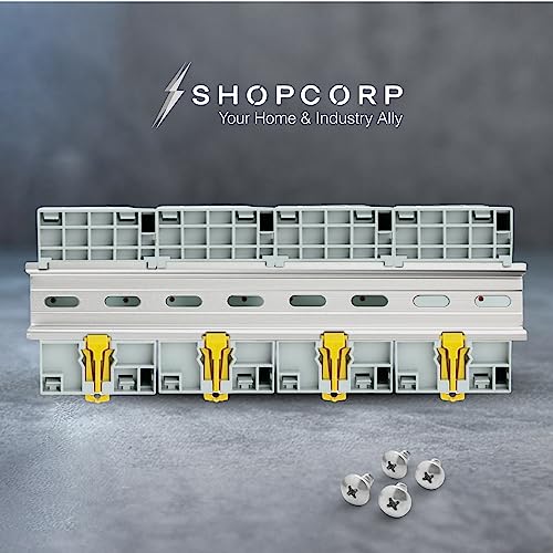 Contactor IEC de 400 V (funcionamiento silencioso) – Bobina de 110/120 VAC, carga del motor 40 A, carga de iluminación 63 A, incluye 35 x 152,40 mm acero zinc DIN y tornillos Phillips 2#10