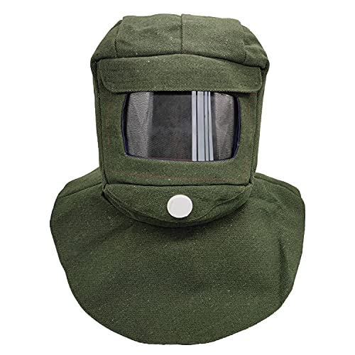 Casco de protección, máscara de polvo, casquillos de protección de chorro de arena, armadura de trabajo industrial, piezas de chorro de arena, herramientas de chorro de arena