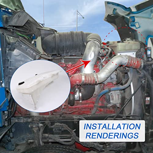 Tanque de botella de depósito de refrigerante 603-5403 para Kenworth y Peterbilt Modelos W900 T800 T660 T600 389 388 Reemplaza 603-5403, N5346001, T1673008