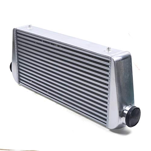 Fetcoi Intercooler universal de 31 x 12 x 4 pulgadas, entrada y salida de 3 pulgadas