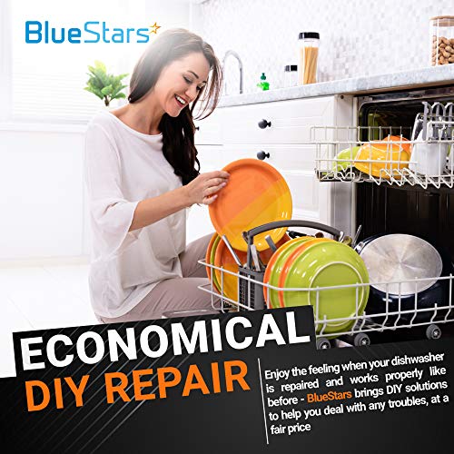 Blue Stars 154580301 - Bomba de drenaje de lavavajillas ultra duradera - Fácil de instalar - Ajuste exacto para lavavajillas Frigidaire y Kenmore - Sustituye a AP4019644 154491301 PS1765174