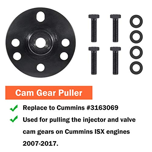 Kit de herramientas de sincronización de leva compatible con motor Cummins ISX/QSX 2007-2017 con extractor de leva inyector alternativo a 3163021 3163069 3163020 (14 piezas)