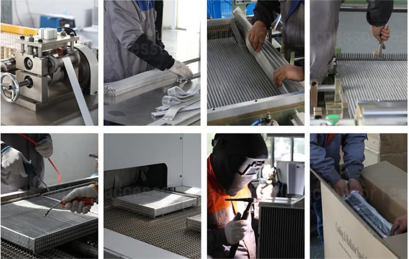 Enfriador de aceite hidráulico de 0-40 GPM 15HP para el sistema de enfriamiento hidráulico resistente, radiador del refrigerador del reemplazo