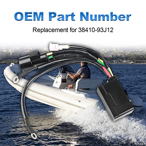 Conjunto de relé de moldura compatible con Suzuki Outboard DF100 DF140 DF150 DF175 2011-2012 DF200 DF225 DF250 2012-2017 Reemplazo para 38410-93J12