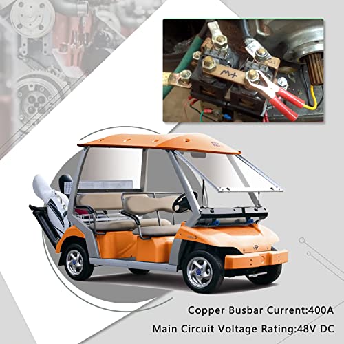 Contactor de inversión estilo SW202 para Albright Electric, 48V DC 400A, solenoide de contacto de carrito de golf resistente