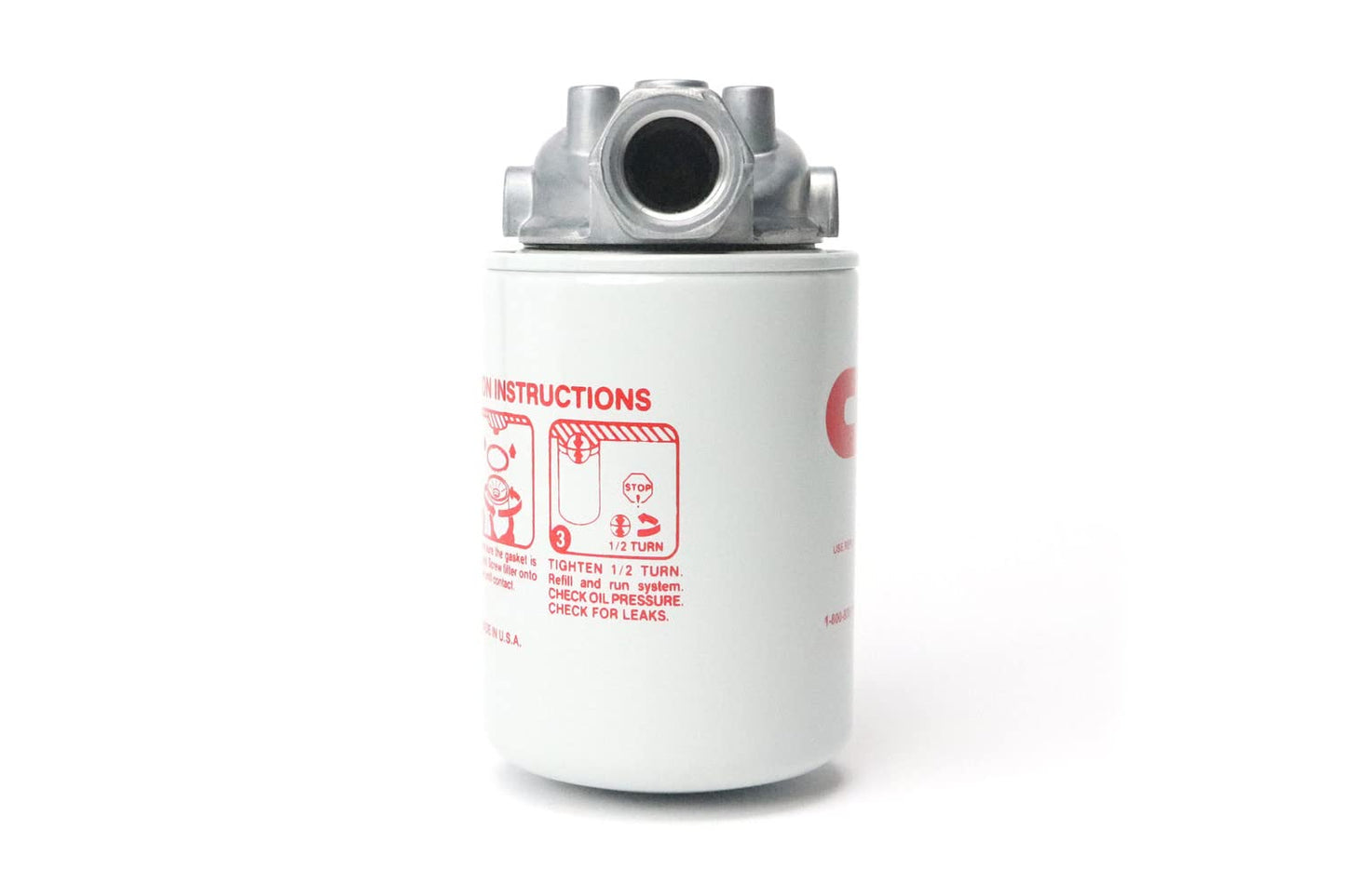 Chief Conjunto de filtros giratorios - Filtro hidráulico de 10 micrones - Conjunto de filtro hidráulico con derivación de 15 PSI 250 PSI, 25 GPM, puerto de entrada/salida NPTF de 3/4 pulgadas, rosca de 1 a 12, sin puerto indicador
