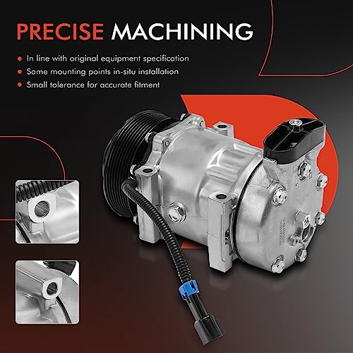 Reemplazo del compresor de CA para Freightliner Cascadia 2008-2009 M2 106 8PK 119MM