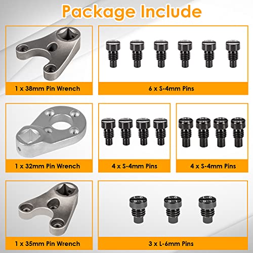 Juego de herramientas de llave de pasador de inclinación para Yamaha Suzuki Johnson Evinrude MT0004 y MT0006 y MT0009