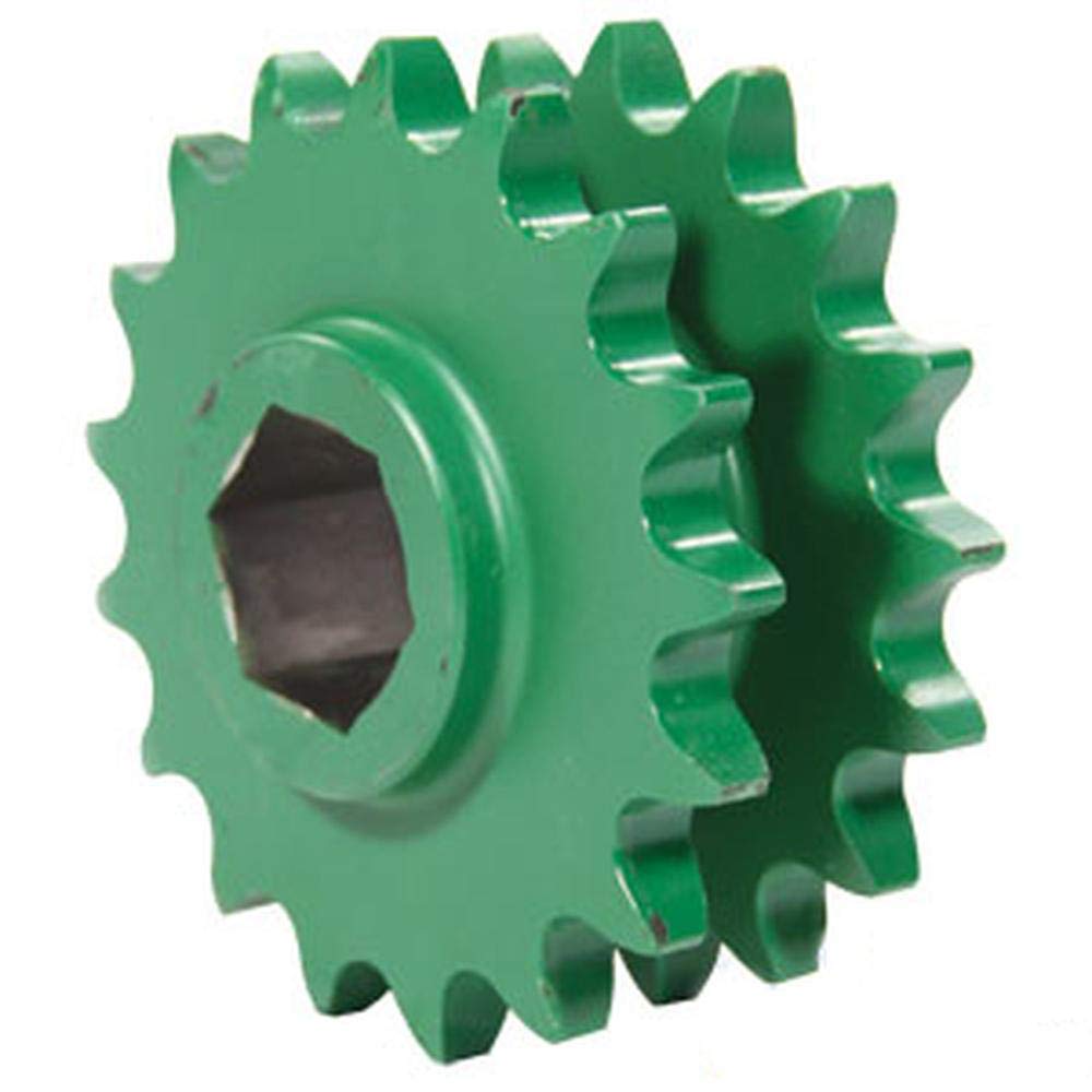 ae39301 Nueva Unidad principal doble piñón 17/17 Diente para John Deere 330 +