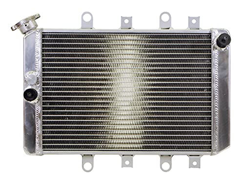 Radiador soldado de aluminio TIG de alto rendimiento para Yamaha Grizzly 700 ATV