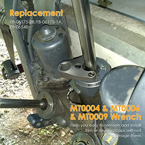 Juego de herramientas de llave de pasador de inclinación fuera de borda (MT0004 y MT0006 y MT0009) para Yamaha Suzuki Johnson Evinrude