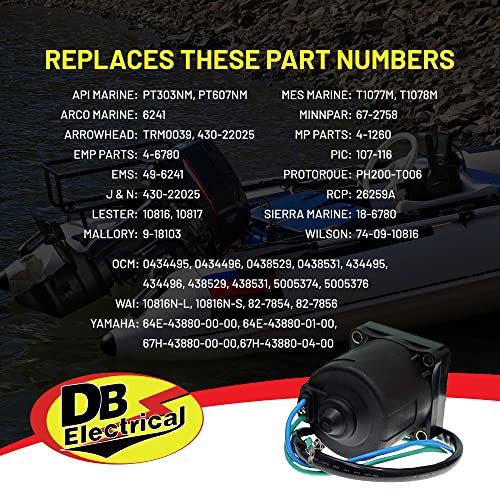 DB Electrical TRM0039 Power Tilt Trim Motor