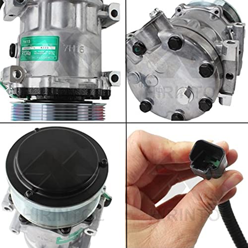 12PK SD7H15 A/C AC Compresor 24V 372-9295 3729295 para Caterpillar 320D 320D2 323D2 329E 326D2 330D2 330F Excavadora
