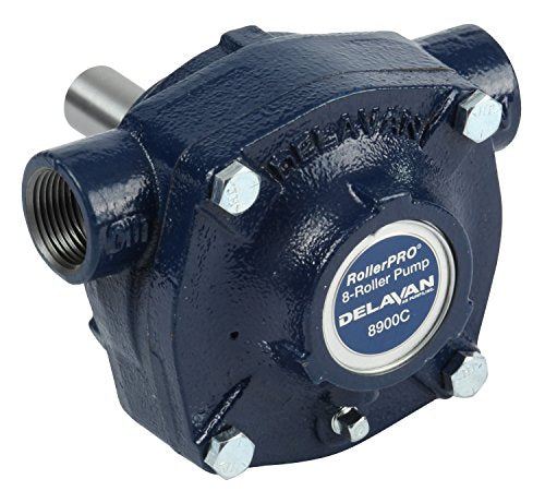 Delavan Bomba de 8 rodillos de hierro fundido - 24 GPM, 150 PSI, 1000 RPM, modelo 8900C