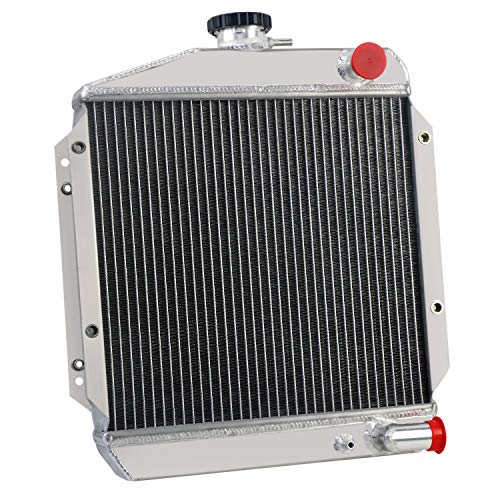 CoolingMaster Radiador de tractor de aluminio de 3 filas compatible con Yanmar Diesel 3TNE74 119621-44500