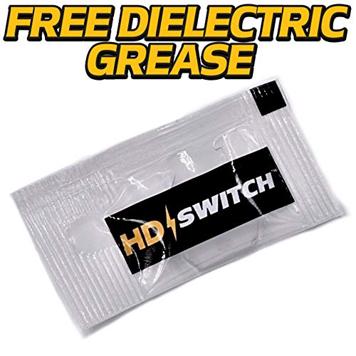 Interruptor HD impermeable 12V Relé Sustituye a John Deere AM123716 Hella – 50 Amp & LED indicador actualizado – Grasa dieléctrica incluida