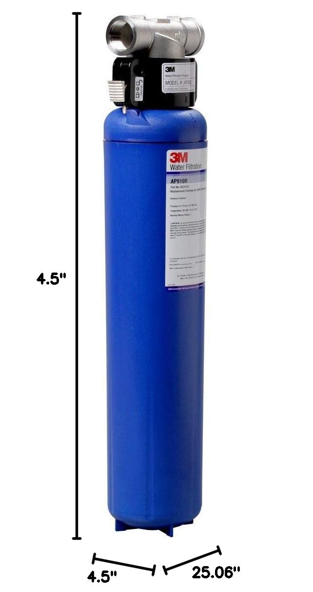 Aqua-Pure El sistema de filtro de agua sanitario AP902 del cambio rápido de toda la casa, reduce el sedimento #5621101