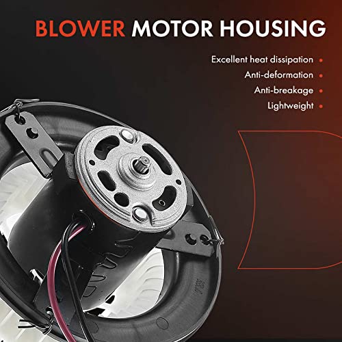Conjunto de motor de soplador de calentador HVAC compatible con vehículos Freightliner - Century Class 1996-2002, Columbia 2000-2001 - Lado delantero, reemplazo # BOA8041500789, ABPN83301137