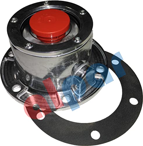 Tapa de cubo de 6 agujeros con junta + enchufe lateral que reemplaza 300-4024 para eje delantero H-18945