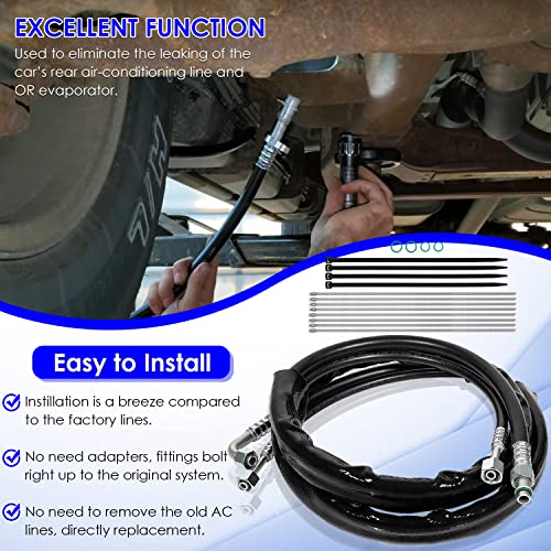 C4677 - Juego de manguera de aire acondicionado para Dodge Caravan/Grand Caravan y Chrysler Town and Country 2008-2011