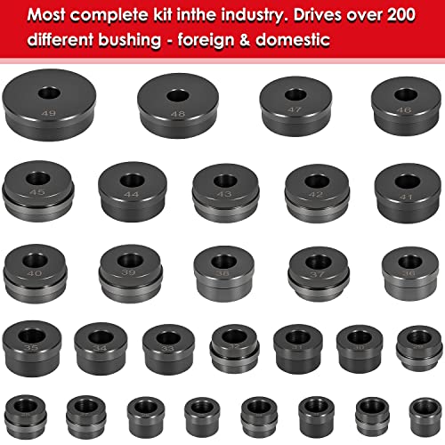 T-0220-39 Master Buje Driver Kit-39 Piezas Ajuste para Ford, Chrysler y GM Transmisiones Buje, conjunto de herramientas removedor de sello instalador