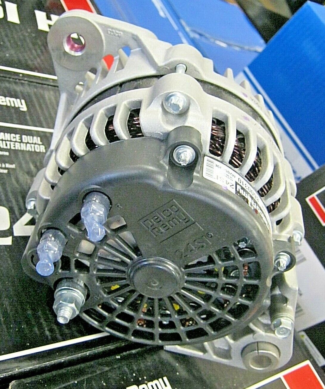 DELCO REMY 8600310 ALTERNATOR 12V 160A 24SI, J180 HINGE MOUNT