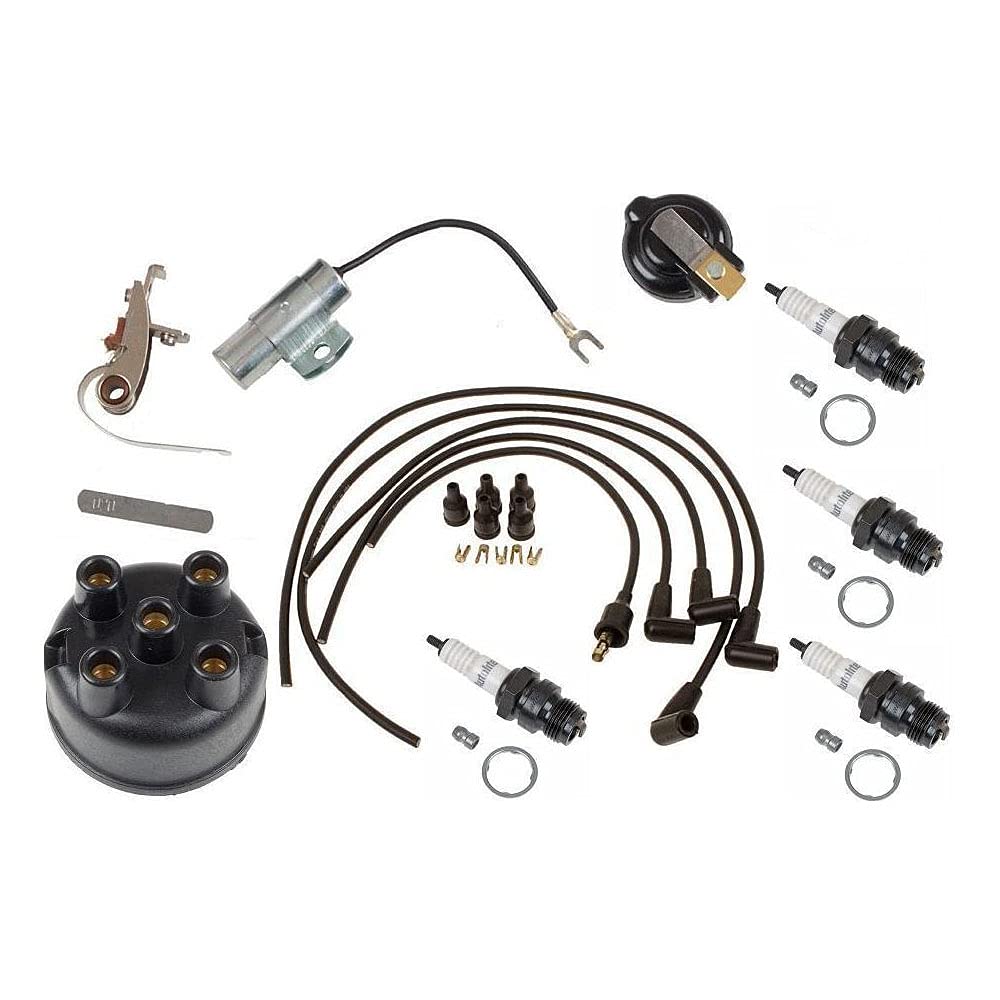 Kit completo de afinación compatible con tractores Farmall IH con distribuidor horizontal 1939-79