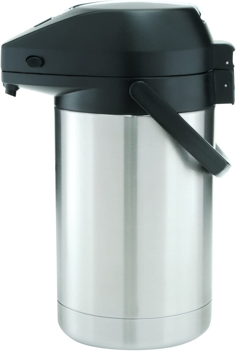 BUNN Airpot de acción con palanca de 2.5 litros, acero inoxidable, 32125.000